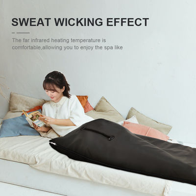 ROHS Portable Zipper FIR Home Sauna Blanket Infrared Sauna Wrap