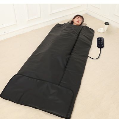 Waterproof Black Ve-lcro Low Emf Infrared Sauna Blankets for Household Beauty Products
