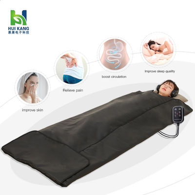 Body Targeted Infrared Light Therapy Far Infrared Sauna Blanket in Black from Huikang