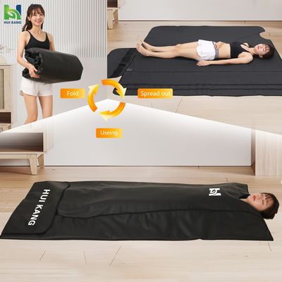 110V-240V Remote Control Color Customized Infrared Sauna Blanket for Slimming Detox
