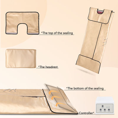 Home Far Infrared 3 Heating Zone Bian Stones Sauna Blanket With One Controller For Body Relax