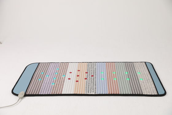 Carbon Fiber Heating Wires 4 Coils PEMF Mattress with  Negative Ion Balls and Energy Stones for Whole Body