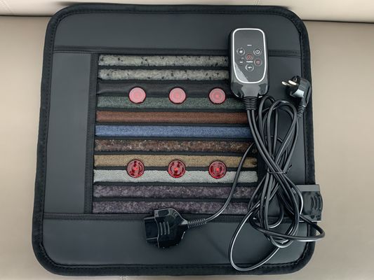 Popular PEMF Far Infrared Photon Lights Heating Mat with Energy Stones and Crystals for Pain Relief