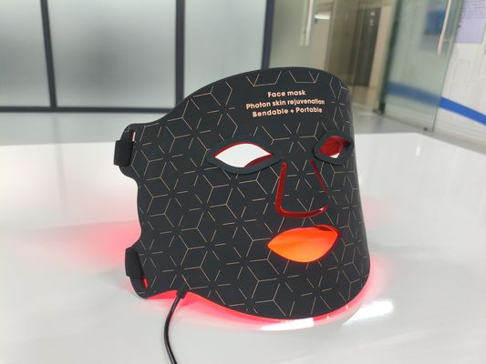 660nm 850nm Adjustment Red Light Logo Customization Mask With One Controller For Skin Tightening