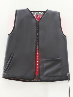 Black 570pcs LED Light Therapy 660nm 850nm Healing Vest for Body Shape and Slimming
